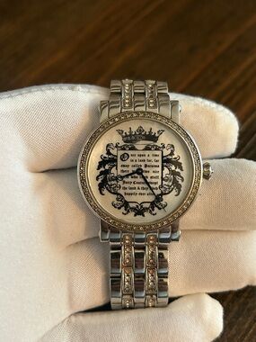 Juicy Couture Silver and Gold Crystal-Accent Women's Watch